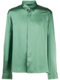 Silk Satin Shirt by Haider Ackermann at Farfetch