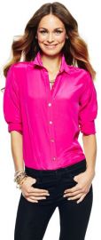 Silk Shirt in Pink at C Wonder