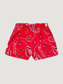 Silk Short - HOWDY - Red at Call it by your Name
