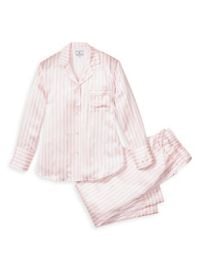 Silk Stripe Pajama Set - Pink Stripe - at Saks Fifth Avenue