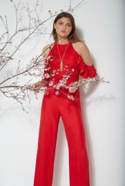 Silk Topez Jumpsuit by Torannce at Torannce