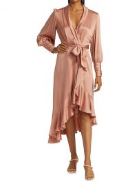 Silk Wrap Midi Dress by Zimmermann at Saks Fifth Avenue