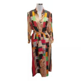 Silk dress Pierre Louis Mascia Multicolour size S International in Silk - 30871864 at Vestiaire Collective