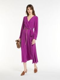 Silk dress purple DIONEA Max Mara at Max Mara