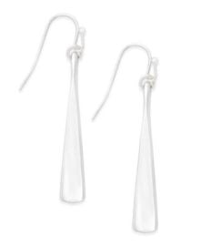 Silver-Tone Sculptural Mini Drop Earrings at Macys