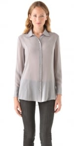 Silver blouse like Robins at Shopbop