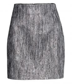 Silver skirt at H&M