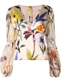 Silvia Tcherassi Floral Print Blouse  - Farfetch at Farfetch