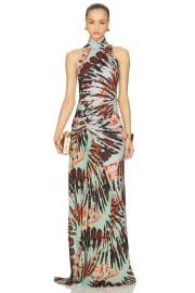 Silvia Tcherassi Frances Dress In Mint Tie Dye at Revolve