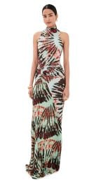 Silvia Tcherassi Frances Dress Mint Tie Dye XS at Shopbop