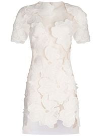 Silvia Tcherassi Hada semi-sheer Minidress White at Farfetch