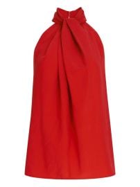 Silvia Tcherassi Shela Blouse Red at Farfetch