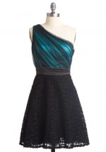 Similar blue and black dress from Modcloth at Modcloth