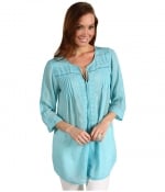 Similar blue blouse by Johnny Was at 6pm