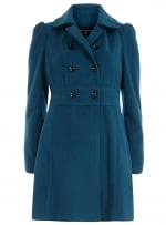 Similar blue coat from Dorothy Perkins at Dorothy Perkins