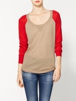 Similar colorblock sweater at Piperlime