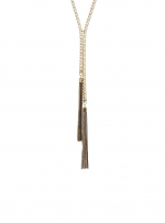 Similar gold tassle necklace at Dorothy Perkins