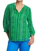 Similar green blouse from Old Navy at Oldnavy