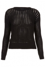 Similar grid stitch jumper at Topshop at Topshop