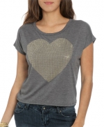 Similar heart tee at Wet Seal