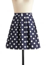 Similar polka dot skirt at Modcloth