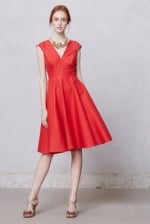 Similar red dress at Anthropologie at Anthropologie