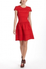 Similar red dress from Anthropologie at Anthropologie