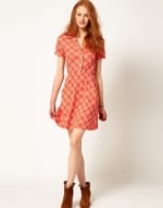 Similar red printed dress from ASOS at Asos