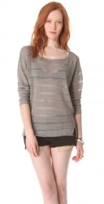 Similar sheer striped sweater at Shopbop