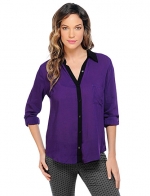 Similar shirt in purple at Splendid