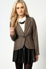 Similar style blazer at Boohoo