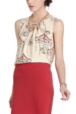 Similar style top from Anthropologie at Anthropologie