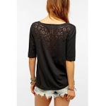 Similar top with back cutouts at Urban Outfitters