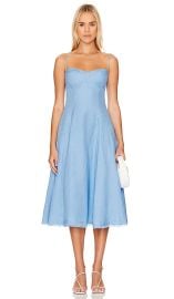 Simkhai Analise Bustier Midi Dress at Revolve