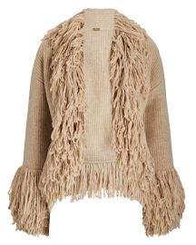 Simkhai Anina Fisherman Knit Fringe Cardigan at Intermix