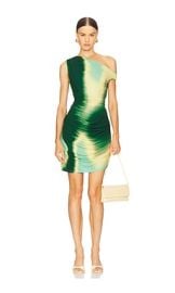 Simkhai Azalea Mini Dress In Sea Glass Sunset Print at Revolve