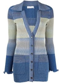 Simkhai Bianca gradient-knit Longline Cardigan - at Farfetch