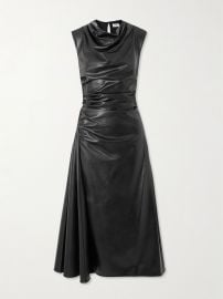 Simkhai Burke Draped Midi Dress at Net a Porter