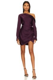 Simkhai Cameron Dress In Plum at Revolve