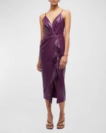 Simkhai Carlee Dress in Plum at Neiman Marcus