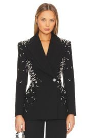 Simkhai Getty Embellished Single Breasted Blazer at Revolve