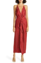 Simkhai Giana Snake Print Jacquard Dress at Nordstrom