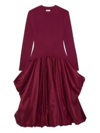 Simkhai Kenlie Balloon Dress Red at Farfetch