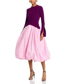 Simkhai Kenlie Mock Neck Midi Dress at Bloomingdales