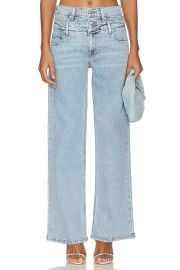 Simkhai Kove Double Waist High Rise Jeans in Coastal at Revolve