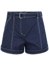 Simkhai Lourie Belted Denim Shorts - at Farfetch