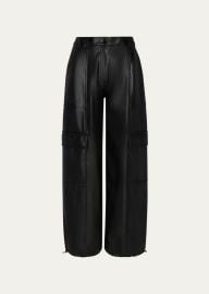 Simkhai Luxe Vegan Leather Cargo Pants at Bergdorf Goodman