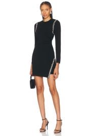 Simkhai Nyx Embellished Long Sleeve Wrap Dress at FWRD