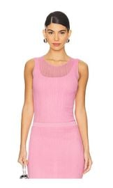 Simkhai Oakley Tank With Bralette In Candy Pink at Revolve