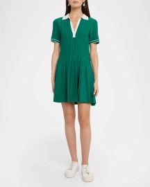 Simkhai Page Knit Polo Mini Dress at Neiman Marcus